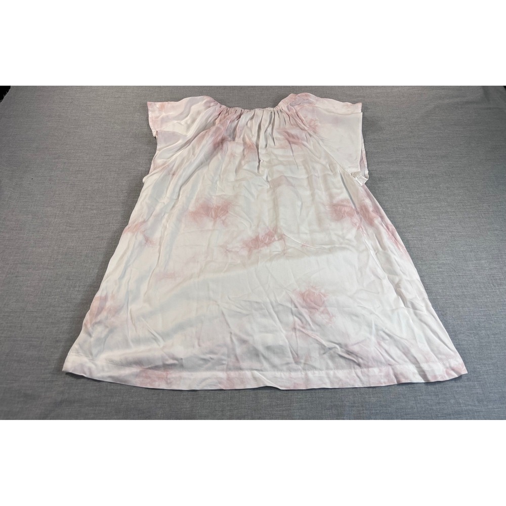 Cloth & Stone Evereve Luxe Dye Top Whispy Pink Tie-Dye Cap Sleeve Small NEW